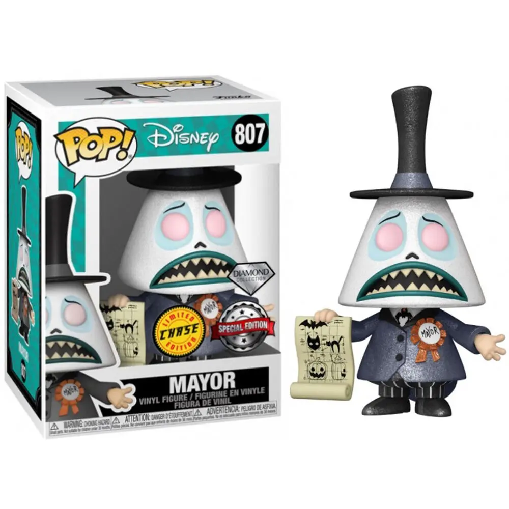 Funko POP figura Disney Nightmare Before Christmas Mayor Chase Exkluzív termékfotó