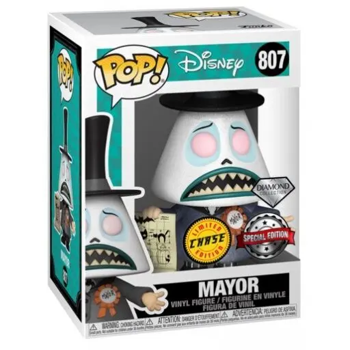 Funko POP figura Disney Nightmare Before Christmas Mayor Chase Exkluzív termékfotó