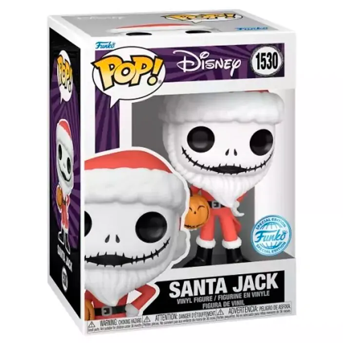 Funko POP figura Disney Nightmare Before Christmas Santa Jack Exkluzív termékfotó