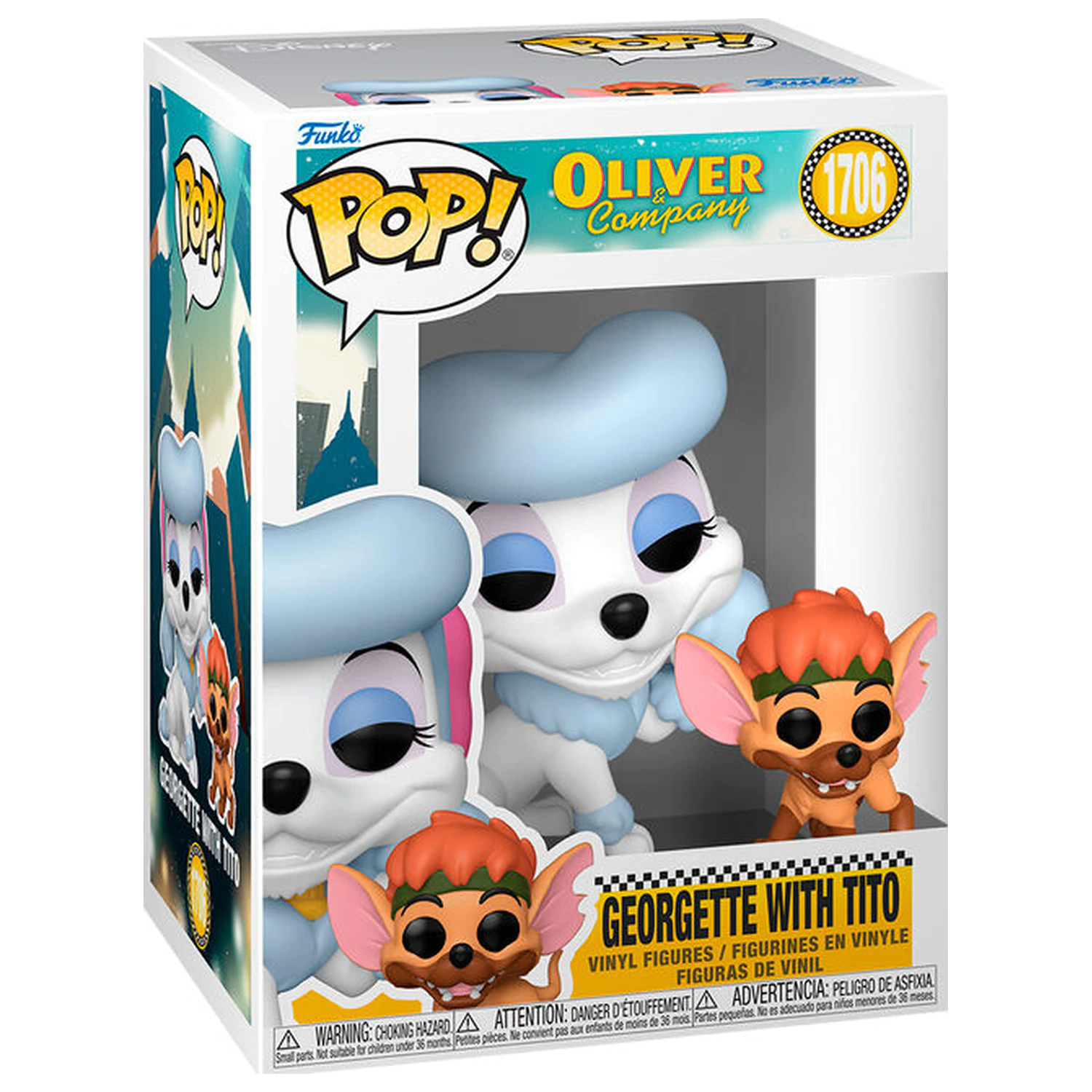 Funko POP figura Disney Oliver & Company Georgette with Tito termékfotó