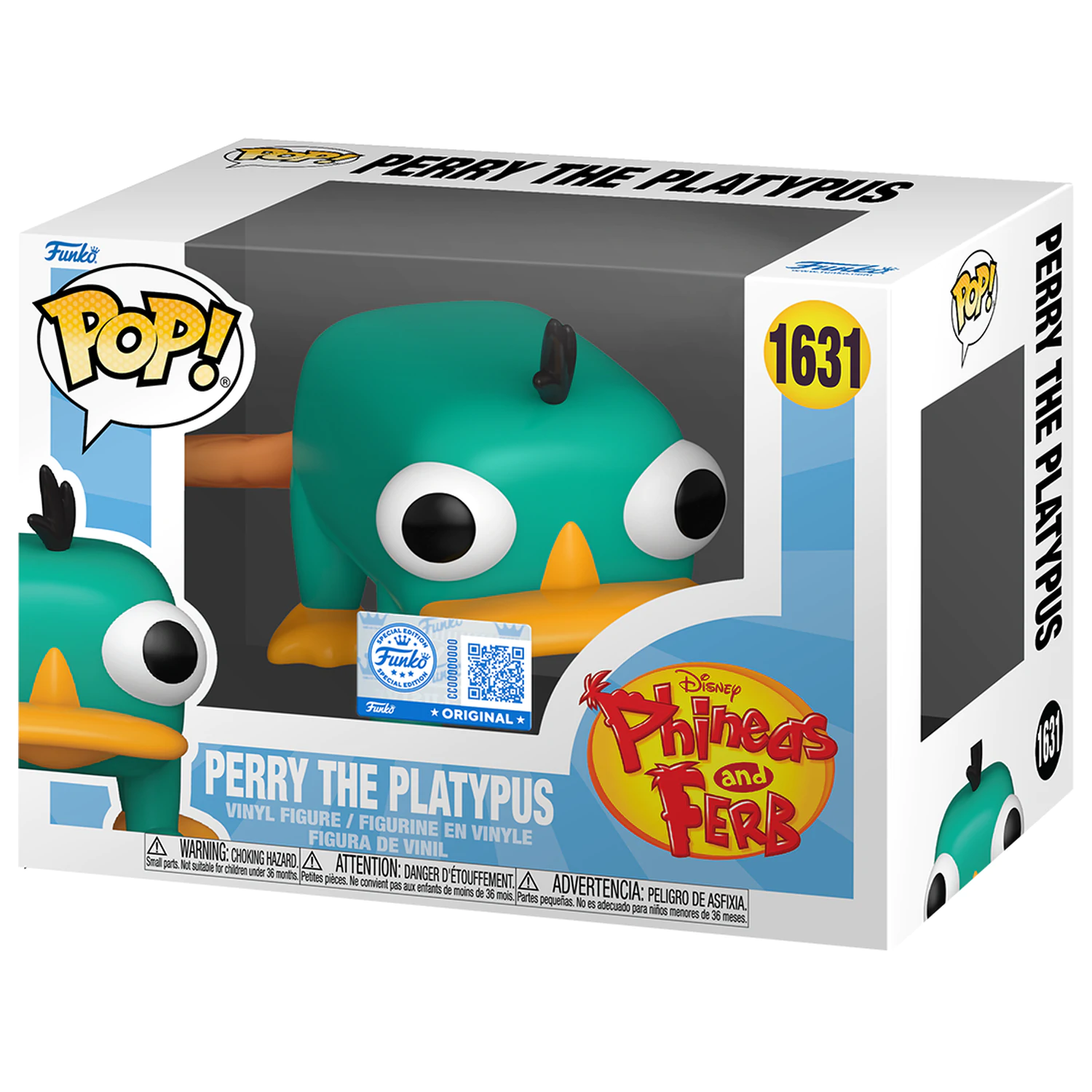 Funko POP figura Disney Phineas and Ferb Perry the Platypus termékfotó