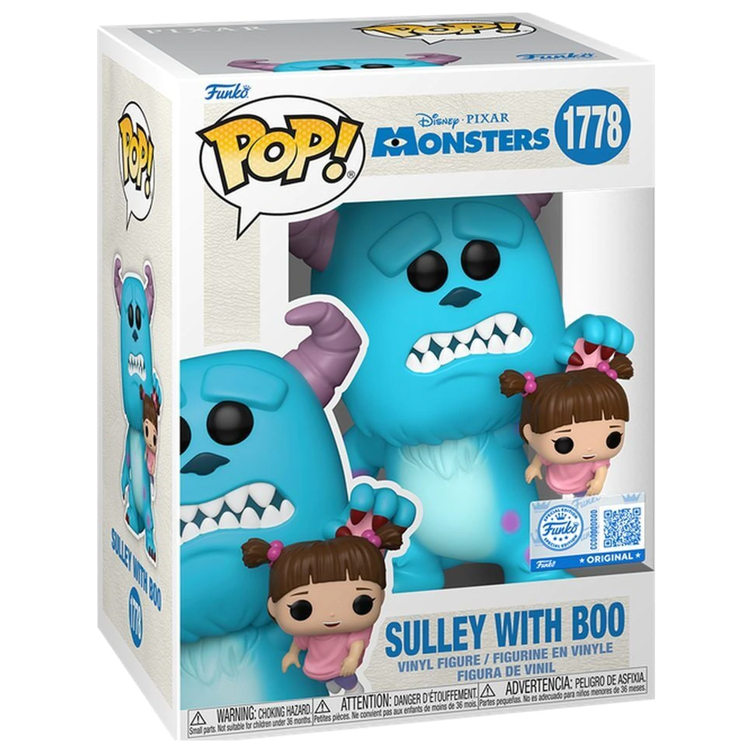 Funko POP figura Disney Pixar Monsters Inc Sulley with Boo Exkluzív termékfotó