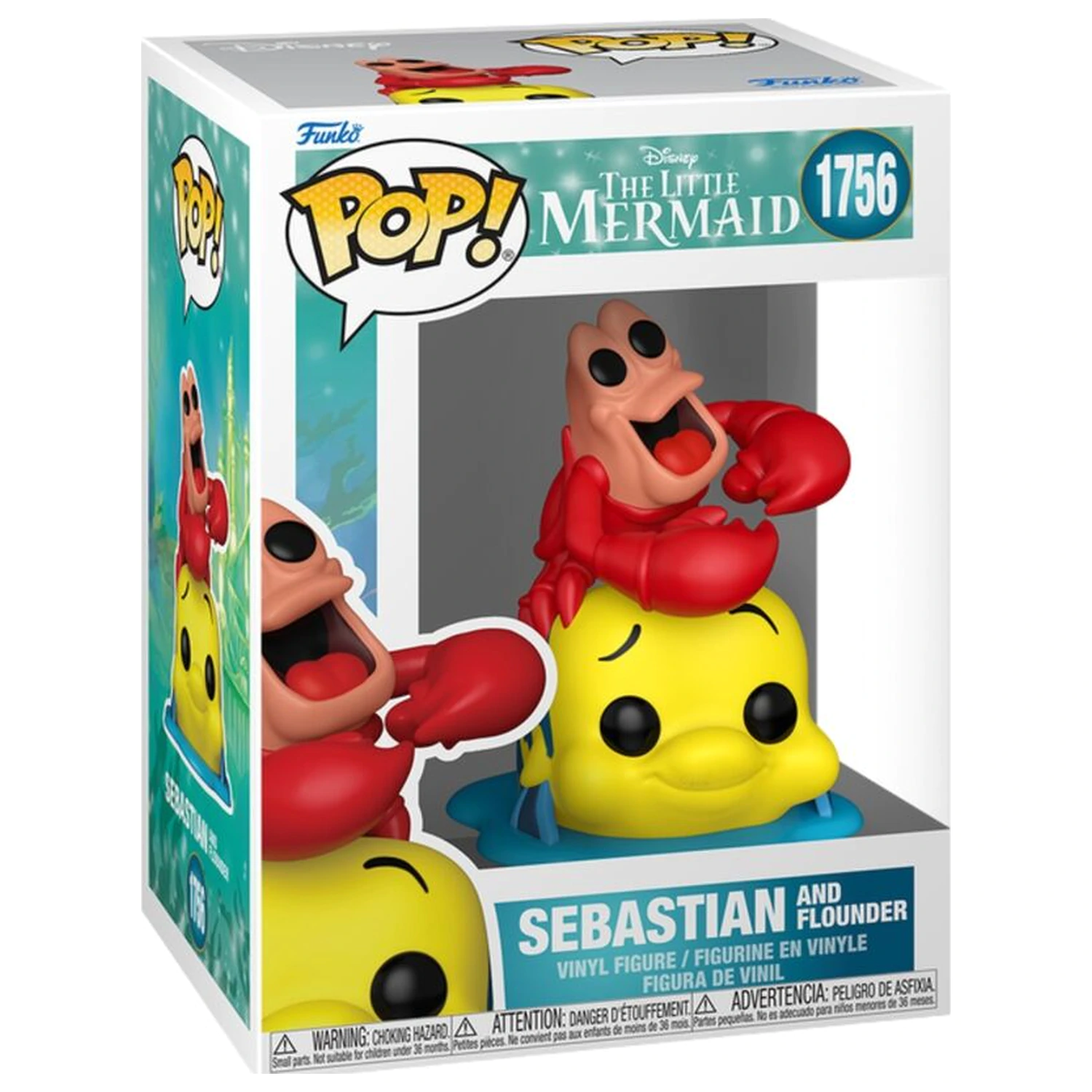 Funko POP figura Disney Sebastian and Flounder termékfotó