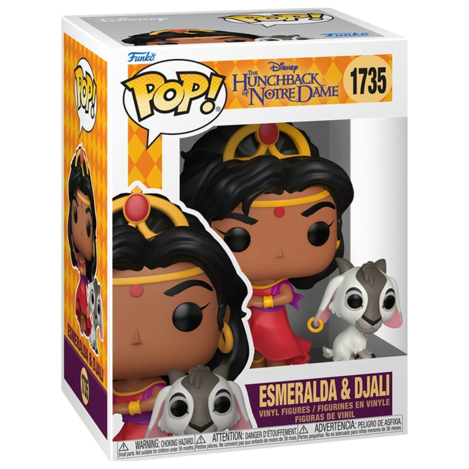 Funko POP figura Disney the Hunchback of Notre Dame Esmeralda & Djali termékfotó