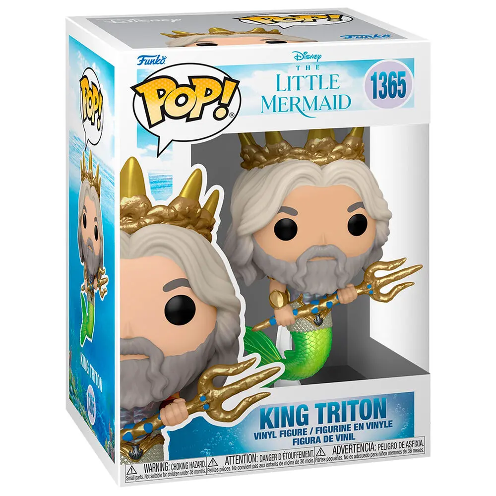 The Little Mermaid POP! Disney Vinyl Figure King Triton 9 cm termékfotó