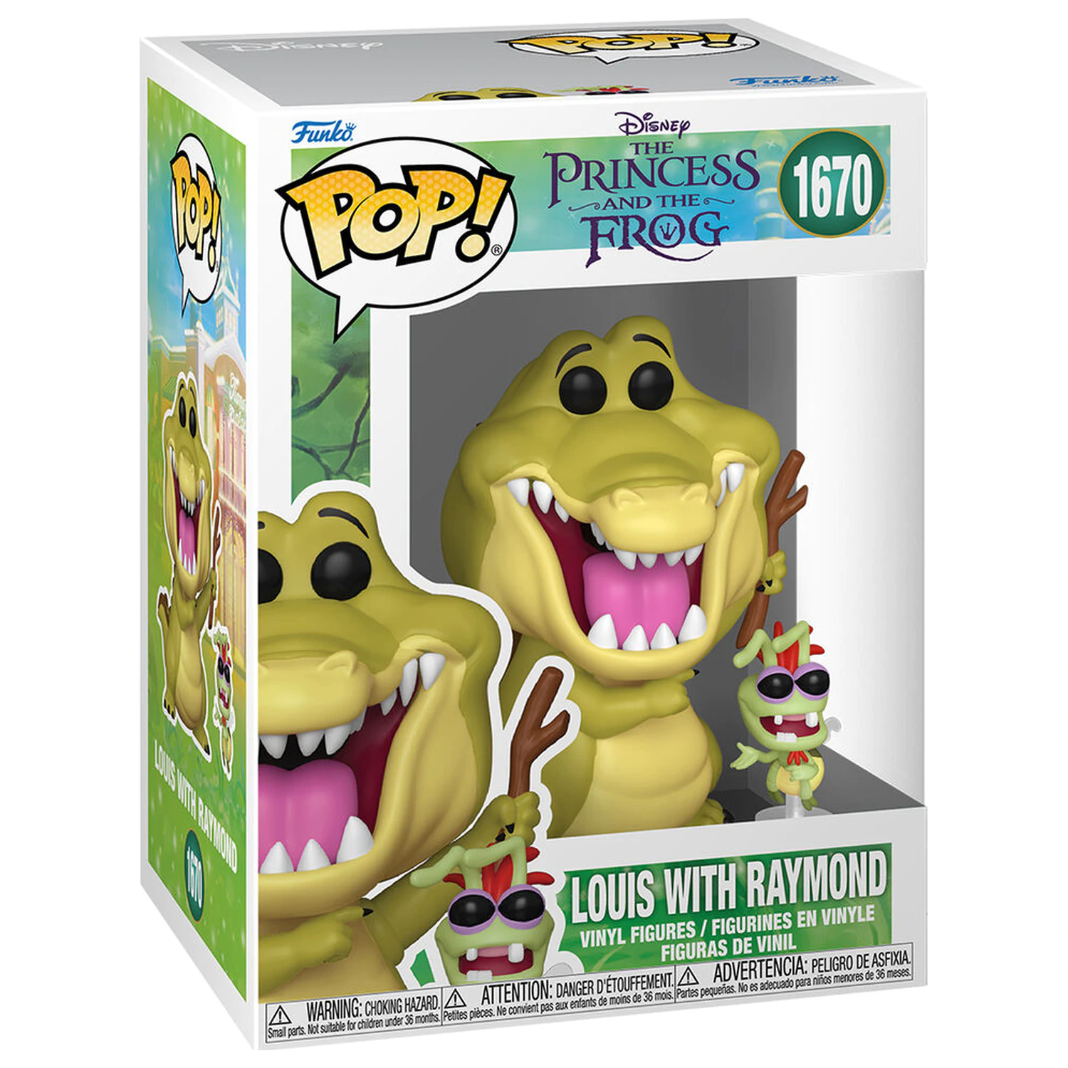 Funko POP figura Disney The Princess and the Frog Louis with Raymond termékfotó