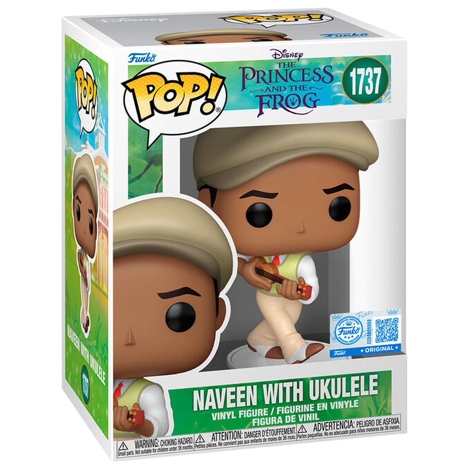 Funko POP figura Disney The Princess and the Frog Naveen with Ukulele termékfotó