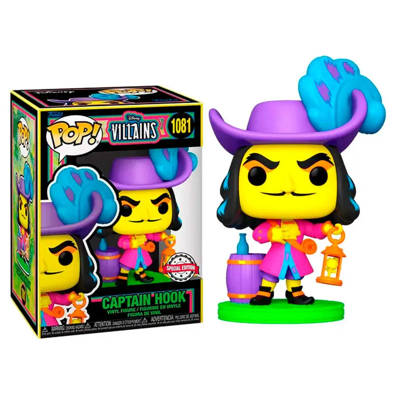 Disney Villains POP! Vinyl Figure Hook (Blacklight) 9 cm termékfotó