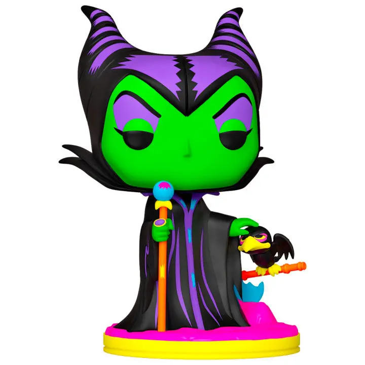 Funko POP figura Disney Villains Maleficent Black Light Exkluzív termékfotó