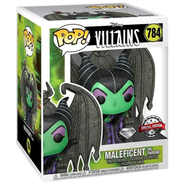 POP figure Disney Villains Maleficent on Throne Diamond Exclusive termékfotó