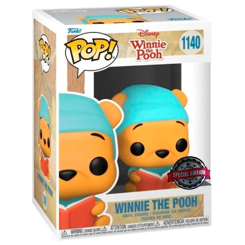 POP figure Disney Winnie - Winnie Reading Book Exclusive termékfotó