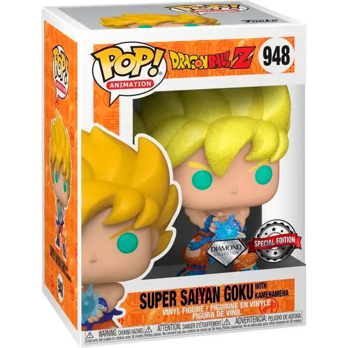 Dragon Ball Super Funko POP! Animation Vinyl figura SSGokuW/KamehmhWve(DGLT) 9 cm termékfotó