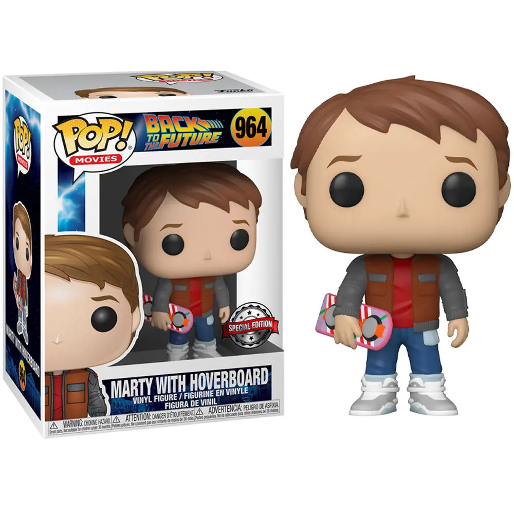 Funko POP figura és póló csomag Back to the Future Marty Exkluzív termékfotó
