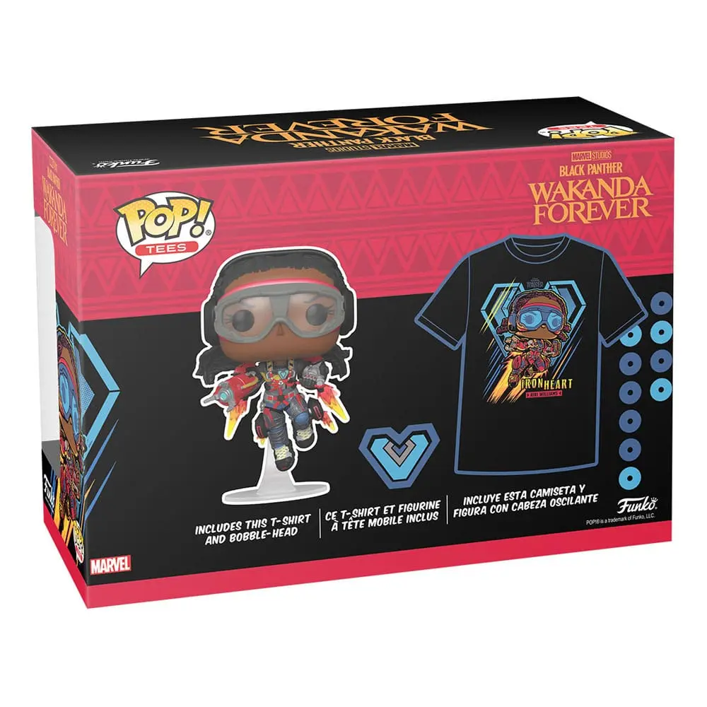 Funko POP figura és póló csomag Black Panther Legacy Ironheart MK1 (GW) termékfotó