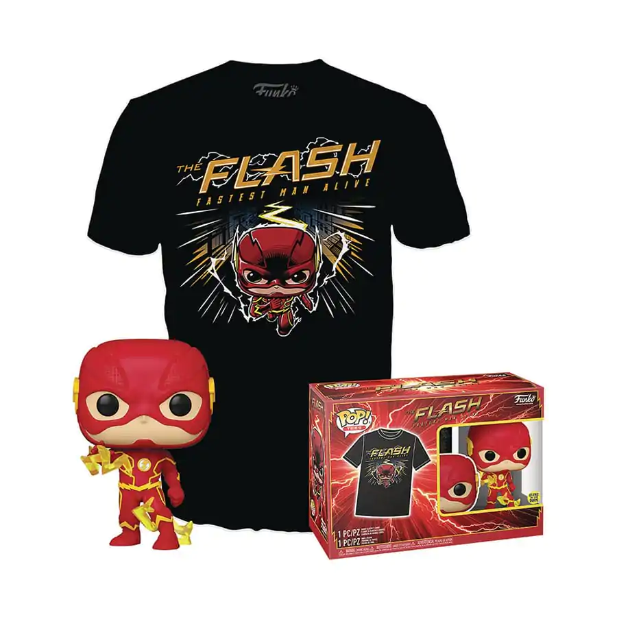 Funko POP figura és póló csomag DC Comics The Flash termékfotó