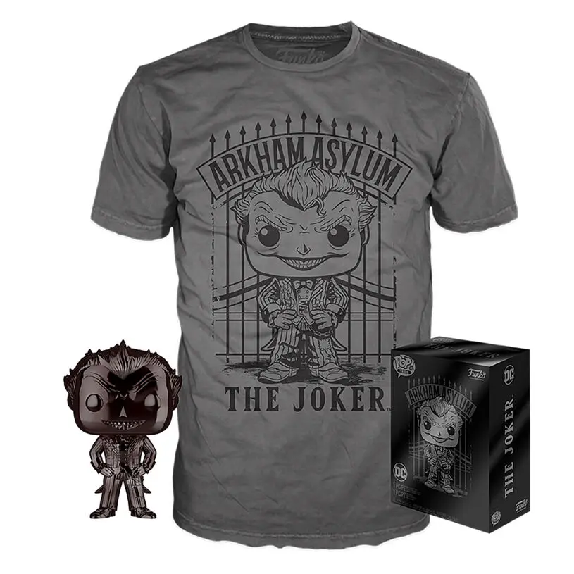 Funko POP figure & tee box DC Comics The Joker Exkluzív termékfotó