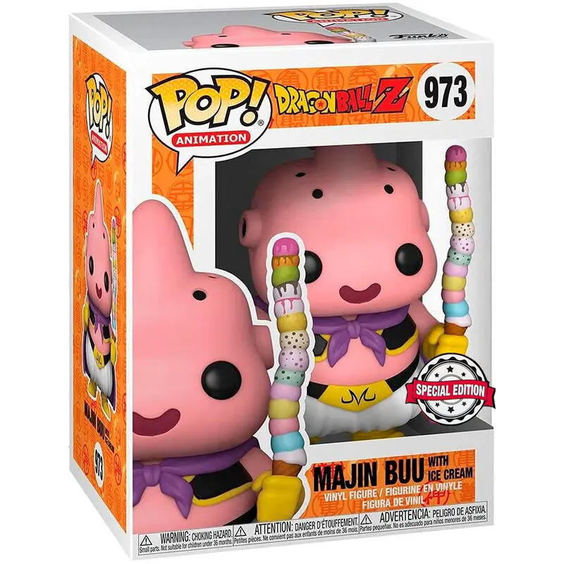 Funko POP! figura és póló csomag Dragon Ball Z Majin Buu Exkluzív termékfotó