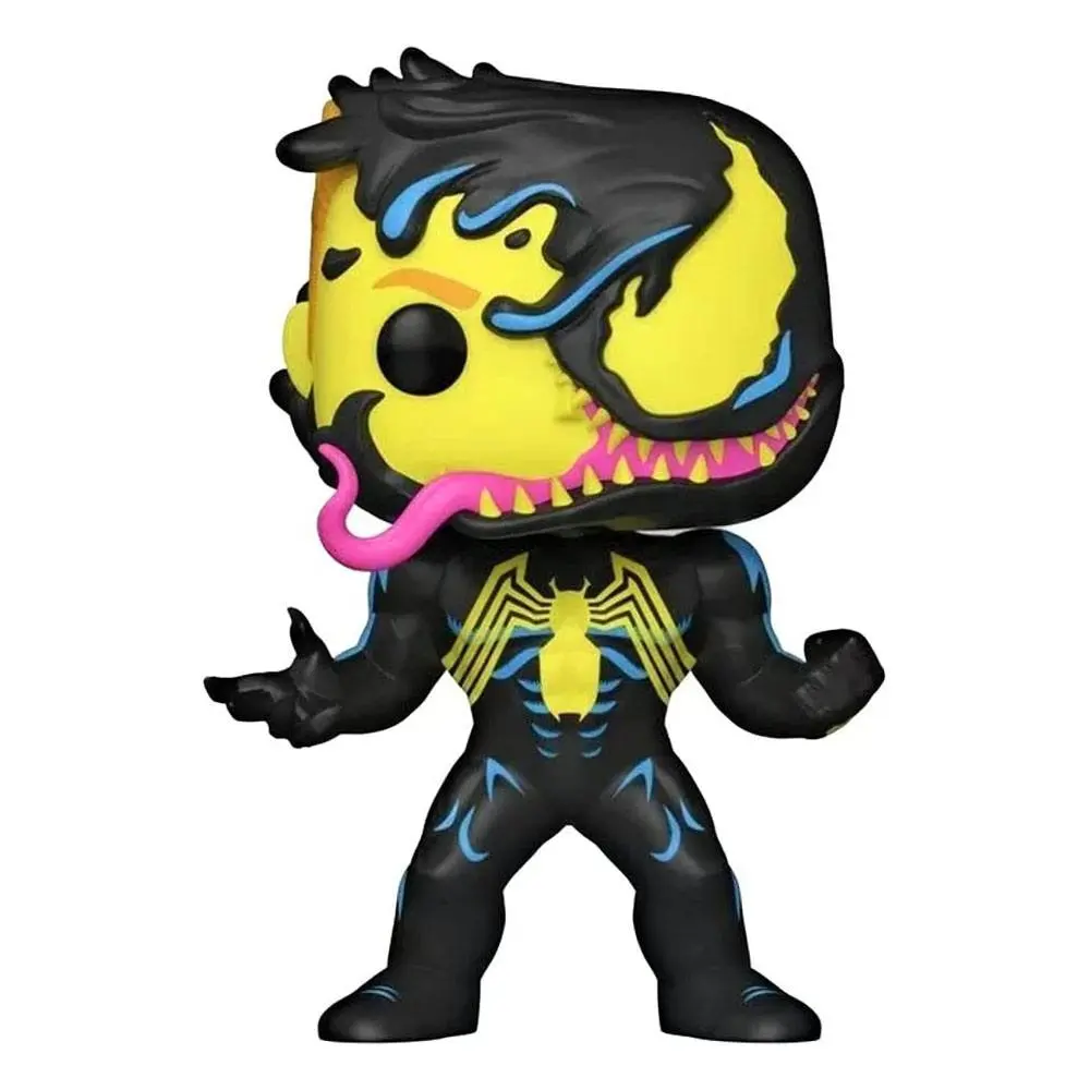 Funko POP! figura és póló csomag Marvel: Venom  Eddie Brock Blacklight termékfotó