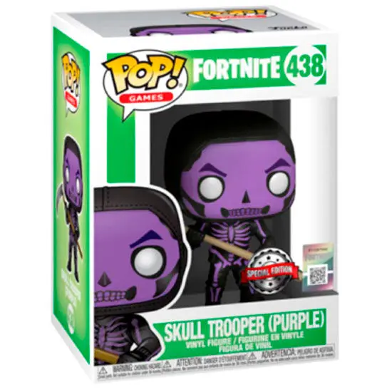 Funko POP figura Fortnite Skull Trooper Purple Exkluzív termékfotó