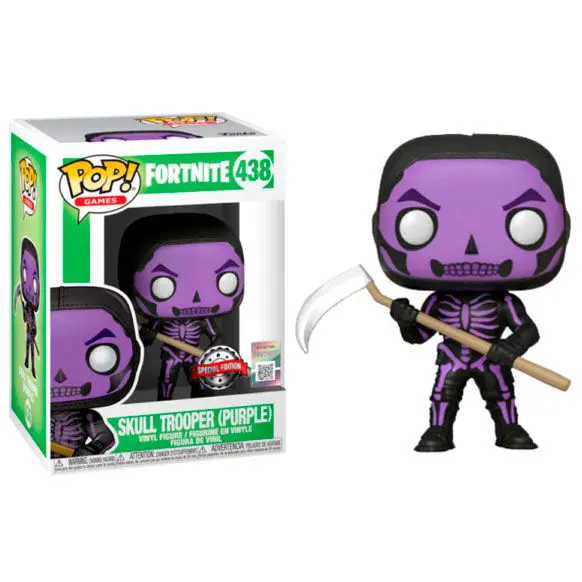 Funko POP figura Fortnite Skull Trooper Purple Exkluzív termékfotó