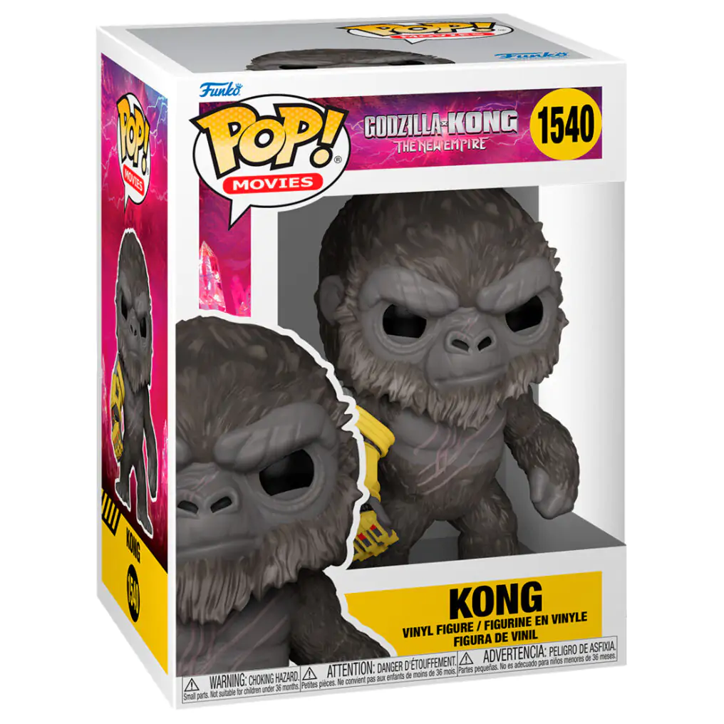 Godzilla vs. Kong 2 POP! Movies Vinyl Figura Kong 9 cm termékfotó