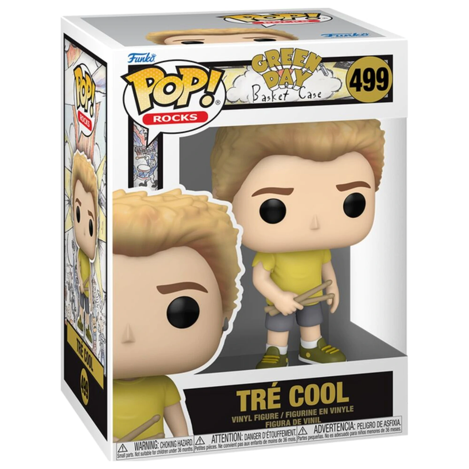 Funko POP figura Green Day Tre Cool Basket Case termékfotó