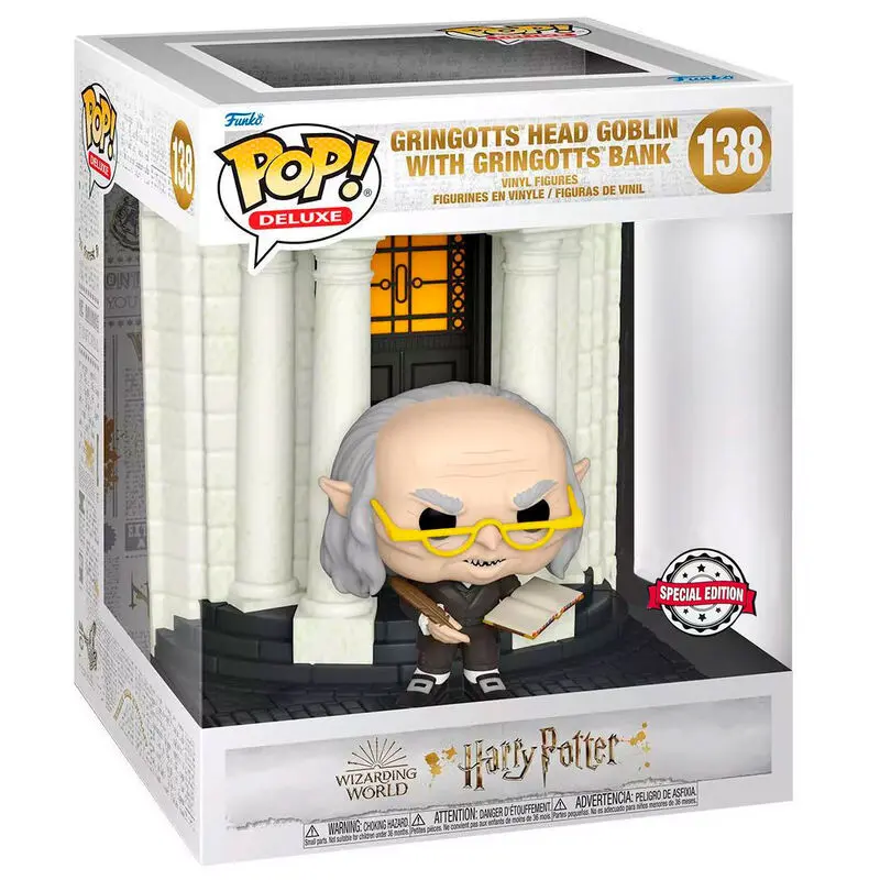 Funko POP figura Harry Potter Diagon Alley Gringotts Bank with Head Exkluzív termékfotó