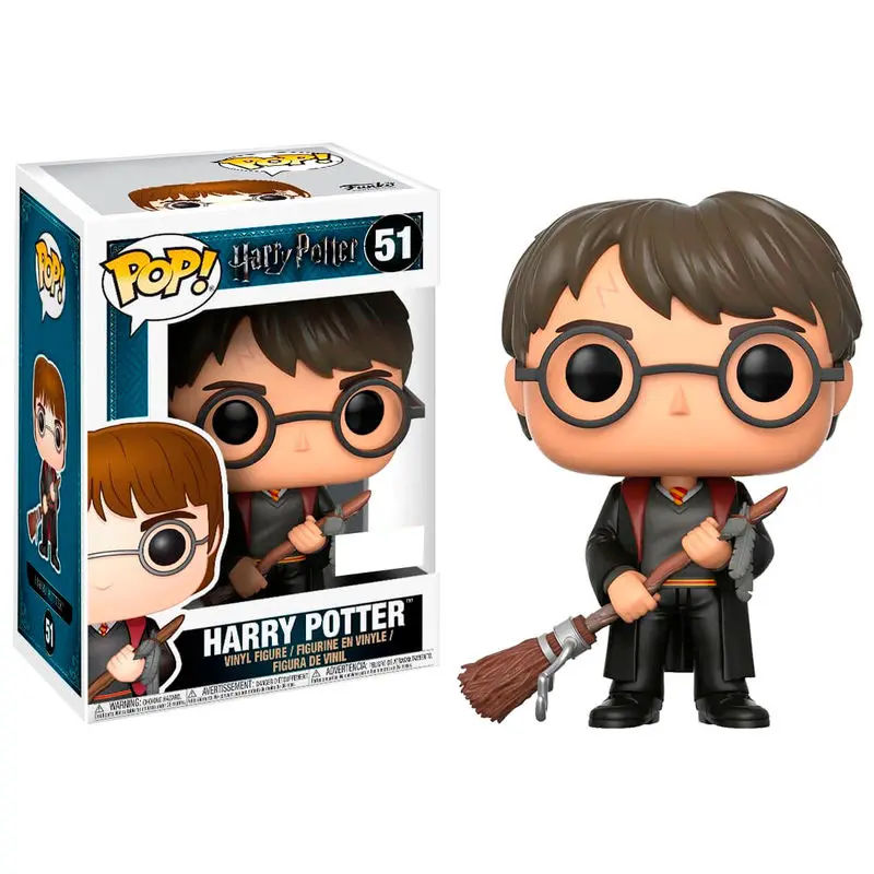 POP figure Harry Potter Harry with Firebolt & Feather Exclusive termékfotó