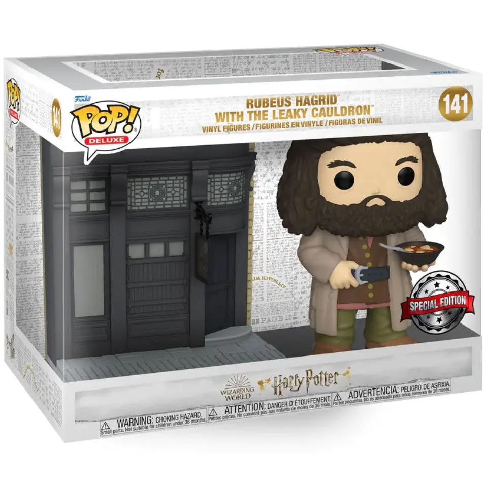 Funko POP figura Harry Potter Diagon Alley Rubeus Hagrid The Leaky Cauldron Exkluzív termékfotó