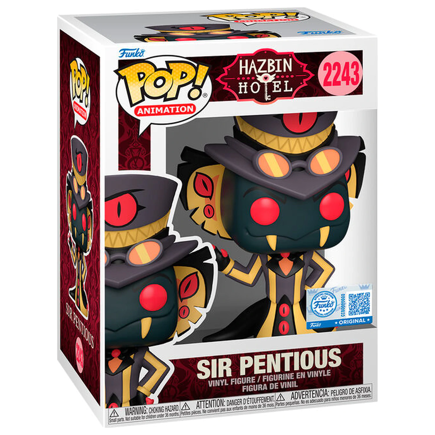 Funko POP figura Hazbin Hotel Sir Pentious Exkluzív termékfotó