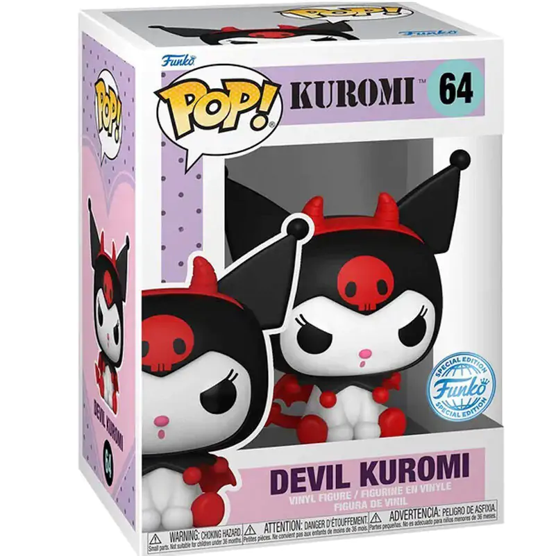 Funko POP figura Hello Kitty Devil Kuromi Exkluzív termékfotó
