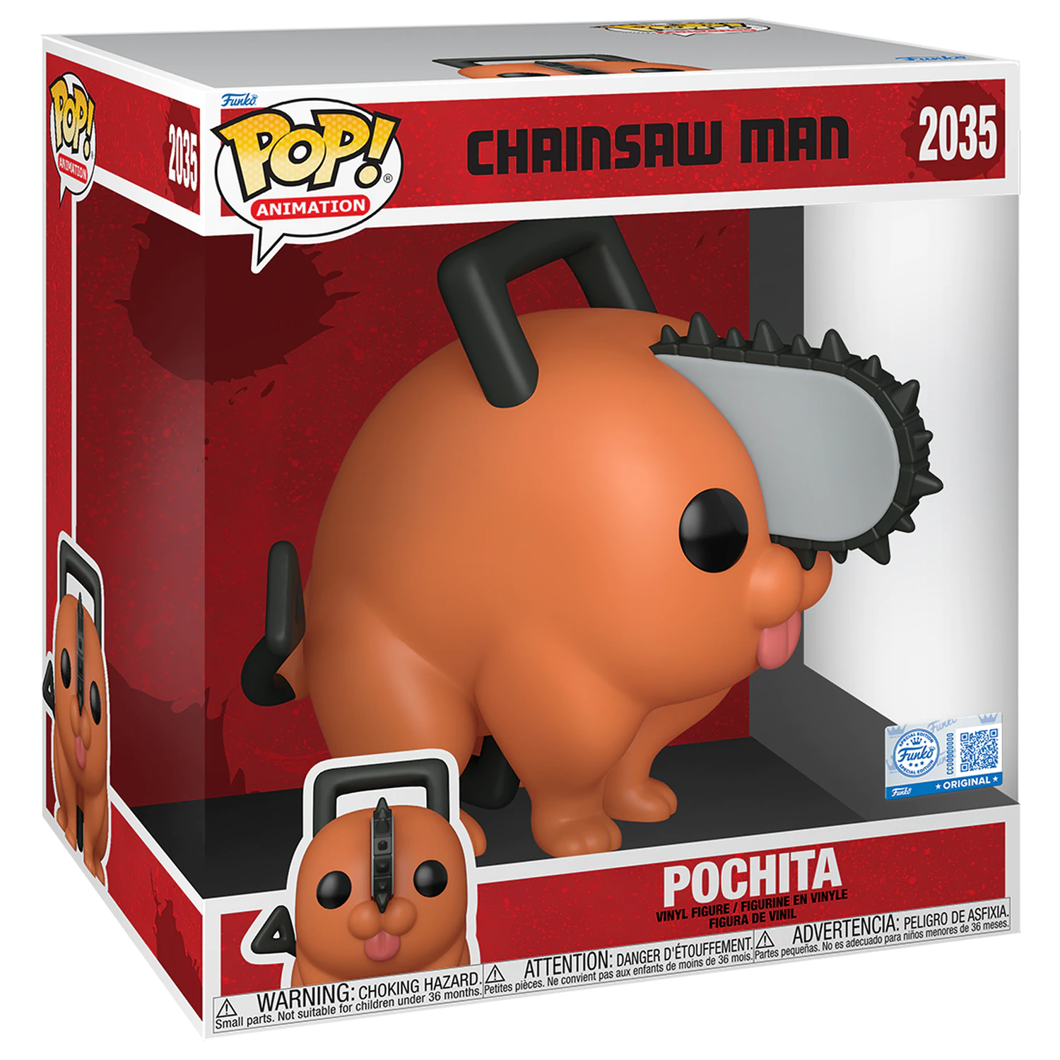 Funko POP figura Jumbo Chainsaw Man Pochita 25cm termékfotó