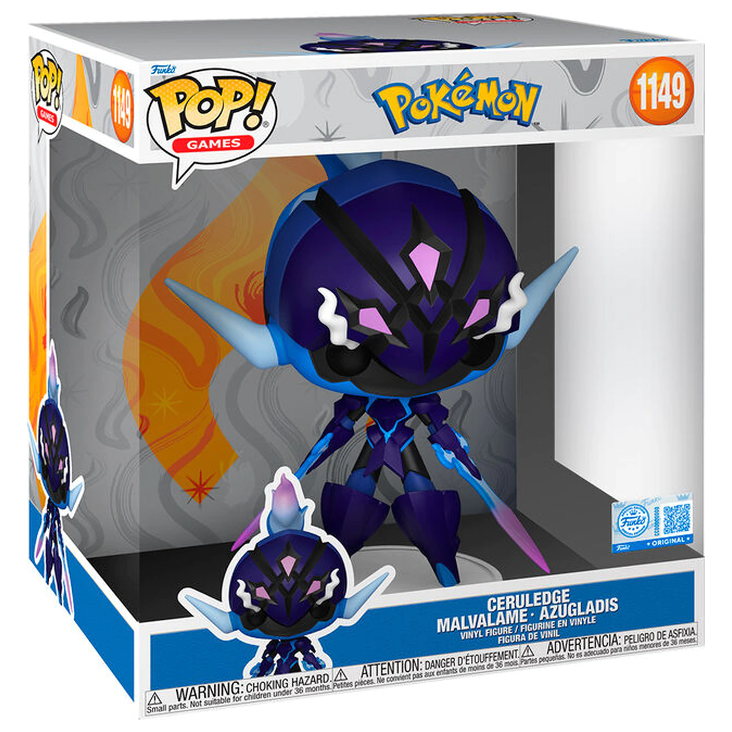 Funko POP figura Jumbo Pokemon Ceruledge Malvalame Azugladis Exkluzív 25cm termékfotó
