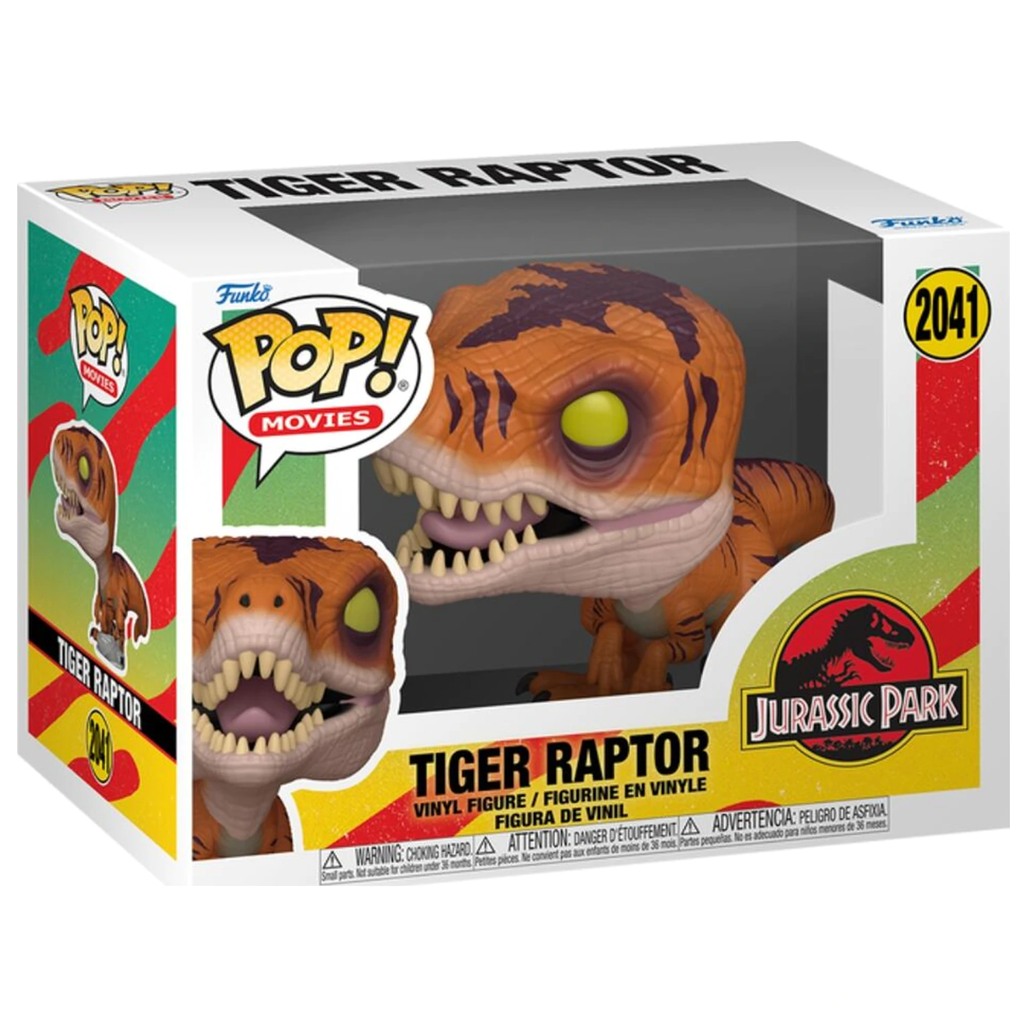 Funko POP figura Jurassic Park Tiger Raptor termékfotó