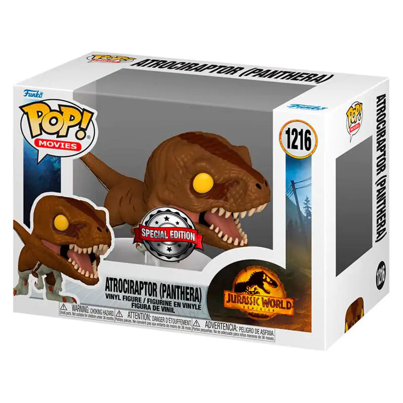 Funko POP figura Jurassic World 3 Atrociraptor Panthera Exkluzív termékfotó