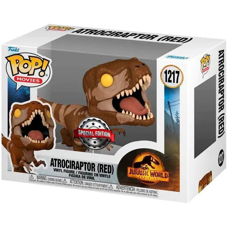 Funko POP figura Jurassic World 3 Atrociraptor Red Exkluzív termékfotó