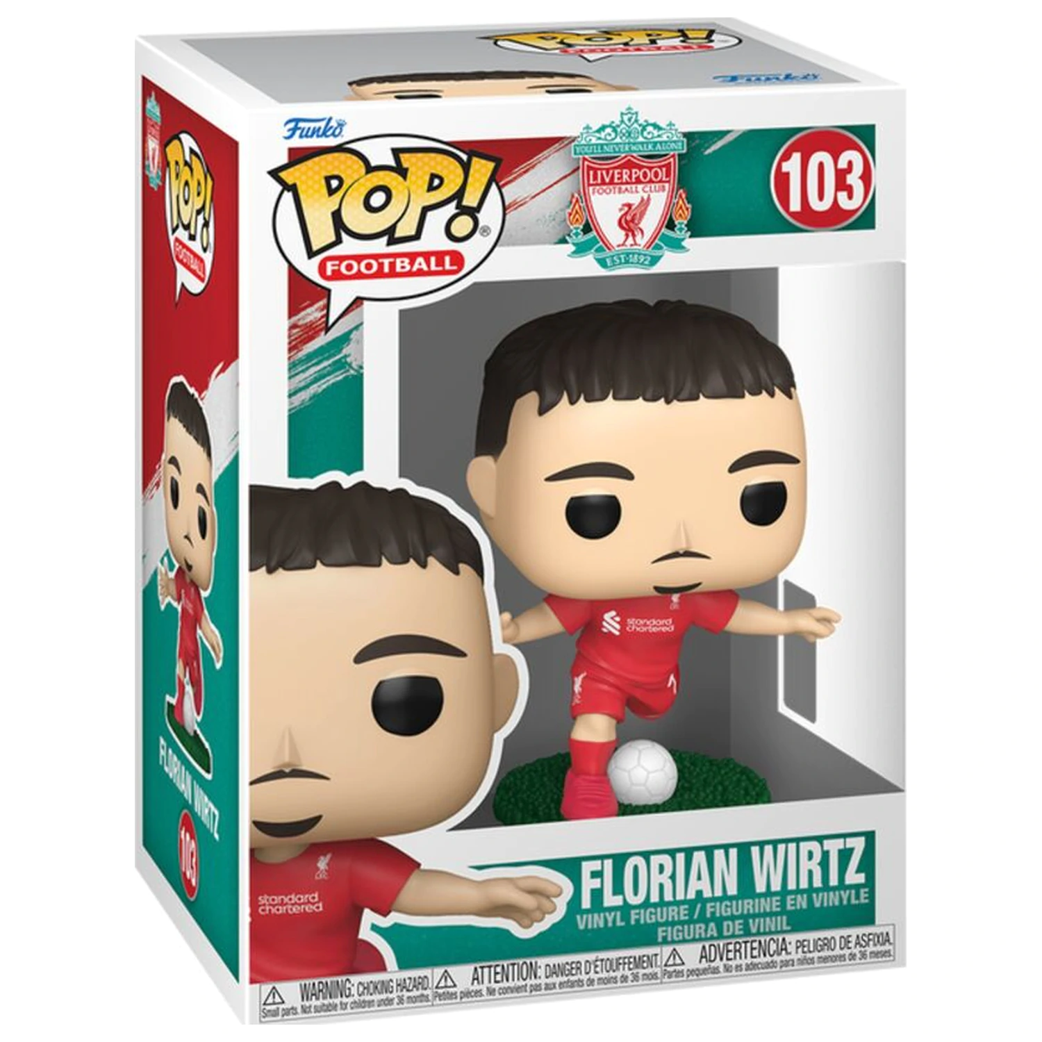 Funko POP figura Liverpool Florian Wirtz termékfotó
