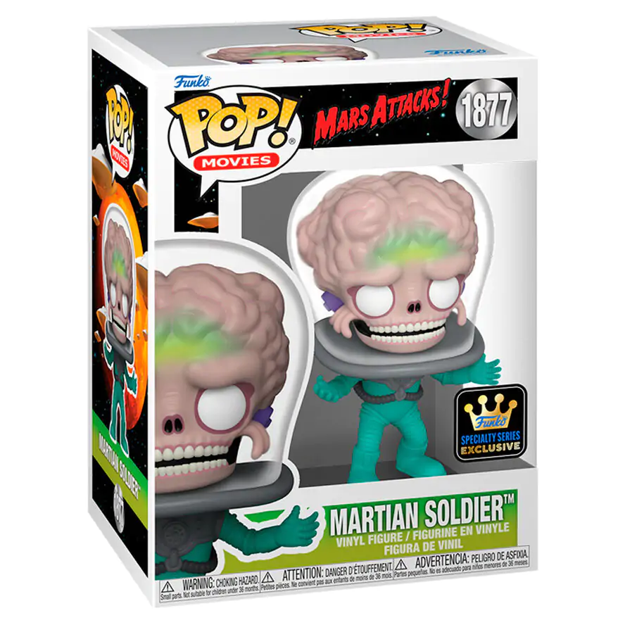 Funko POP figura Mars Attacks Martian Soldier Exkluzív termékfotó