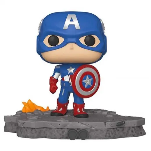 Avengers POP! Deluxe Vinyl Figure Captain America (Assemble) 9 cm termékfotó