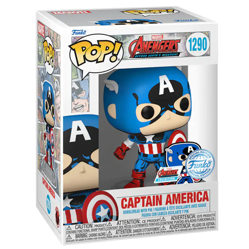 POP figure Marvel Avengers Captain America Exclusive termékfotó