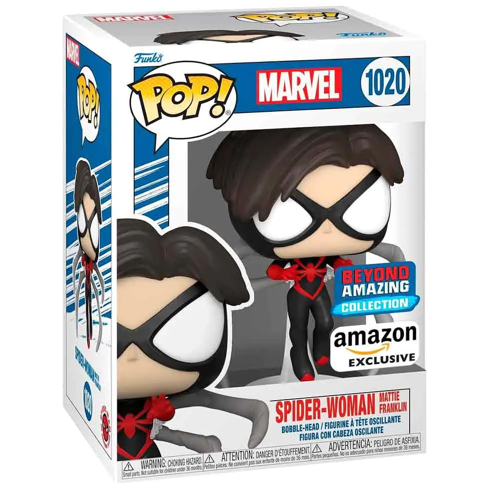 Funko POP figura Marvel Beyond Amazing Spider-Woman Mattie Franklin Exkluzív termékfotó