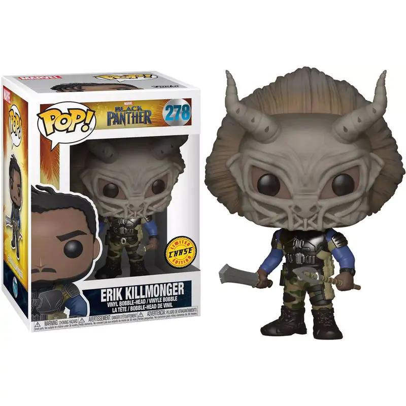 Funko POP figura Marvel Black Panther Killmonger Chase termékfotó