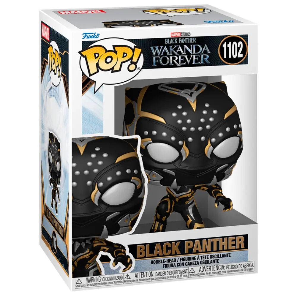 Black Panther: Wakanda Forever POP! Marvel Vinyl Figure Black Panther 9 cm termékfotó