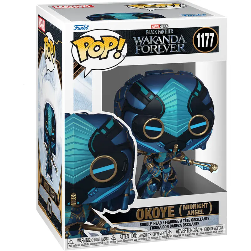 Black Panther: Wakanda Forever POP! Marvel Vinyl Figure Okoye (Midnight Angel) 9 cm termékfotó