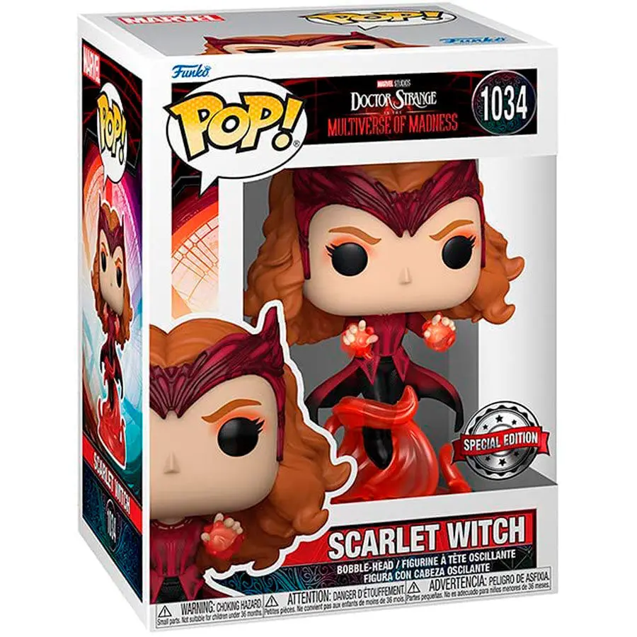 Funko POP figura Marvel Doctor Strange Multiverse of Madness Scarlet Witch Exkluzív termékfotó