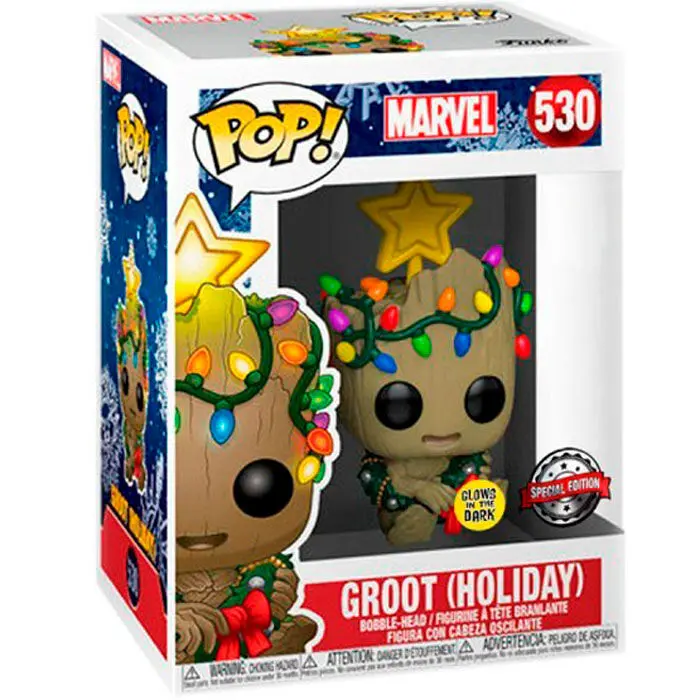 Funko POP figura Marvel Funko POP Marvel Groot Holiday Christmas Exkluzív termékfotó