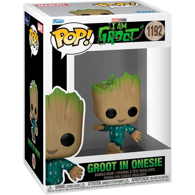 Funko POP figura Marvel I am Groot - Groot PJs (dancing) termékfotó
