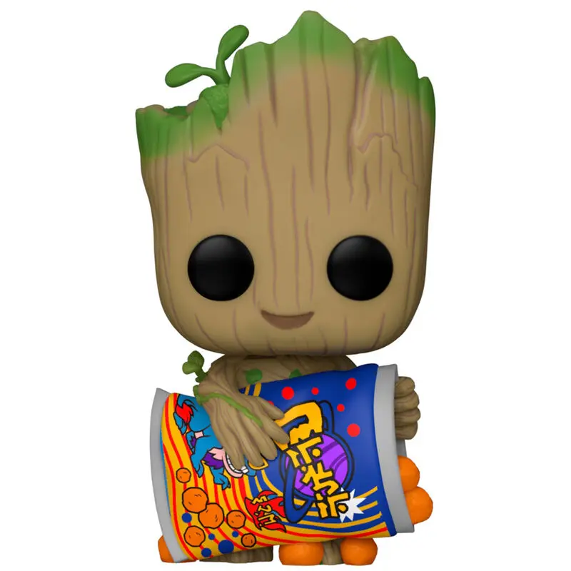 Funko POP figura Marvel I am Groot - Groot with Cheese Puffs termékfotó