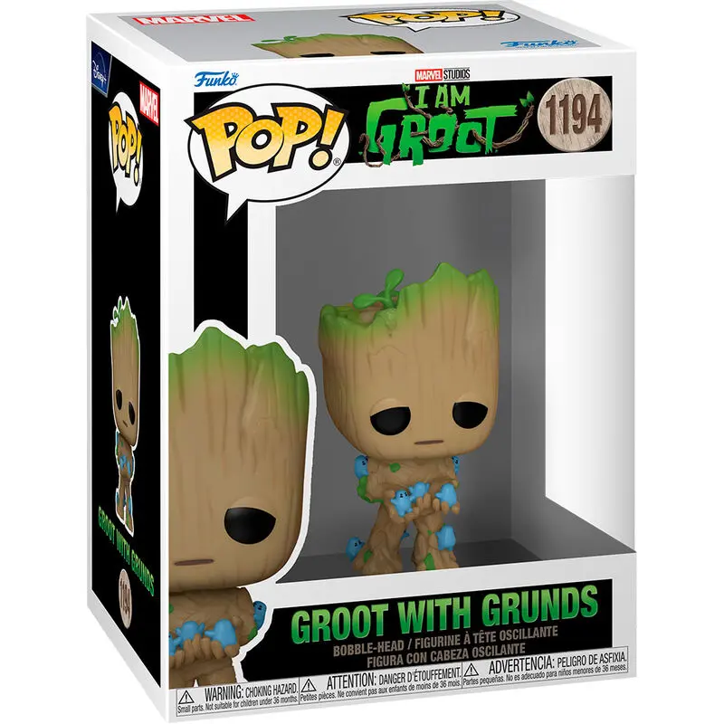 Funko POP figura Marvel I am Groot - Groot with Grunds termékfotó