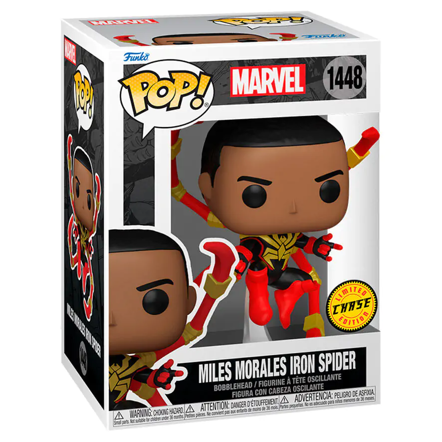 Funko POP figura Marvel Miles Morales Iron Spider Chase termékfotó